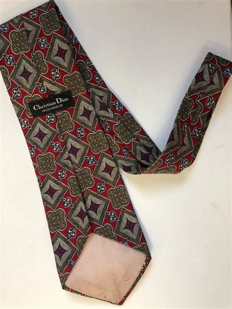 christian dior ties vintage|christian dior pre owned.